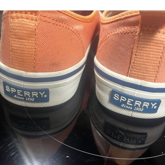 SPERRY Women's Crest CVO Casual Sneaker/Shoes STS84837 Coral/Salmon. Size 9 - Picture 5 of 6